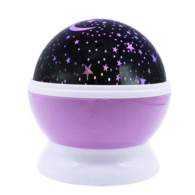 Stars Starry Sky LED Battery USB Night Light Projector Luminaria Moon Novelty Table Night Lamp for Children