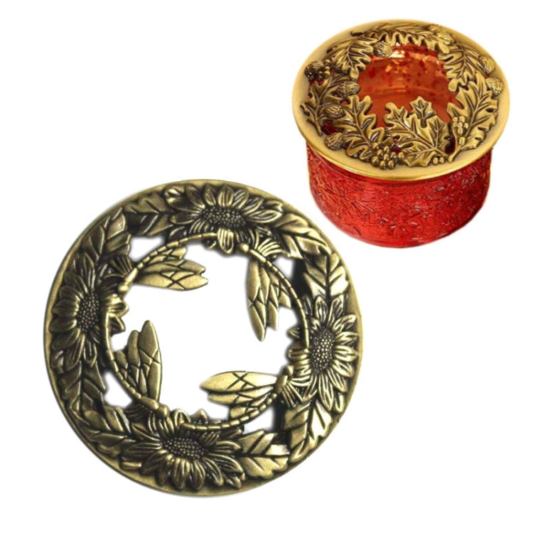 Built-in Wrought Iron Polythermal Anti-hanging Wall Scented Candle Zinc Alloy Smart Cover