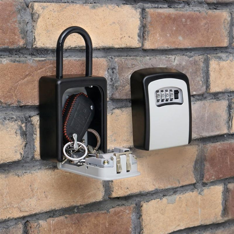 Safty Key Lock Box Combination Portable Aluminium Alloy Key Safe Box Security Key Holder Secure Box