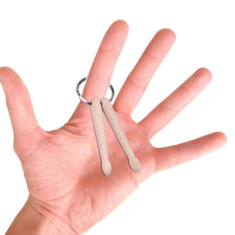 Mini Drumsticks Keychain Beech Drum Sticks Percussion Music Gift