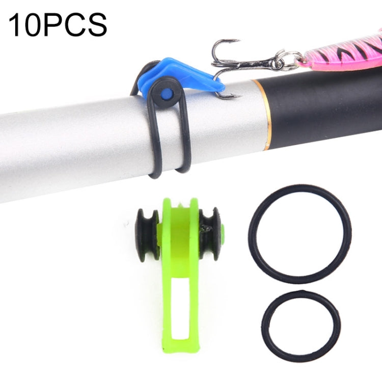 10 PCS/Bag Plastic Fishing Hook Keeper for Fishing Rod Pole Fishing Lures Bait Safety Holder Fishing Tackle