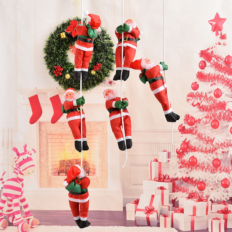 Christmas Pendant Ladder Santa Claus Doll Tree New Year Ornaments