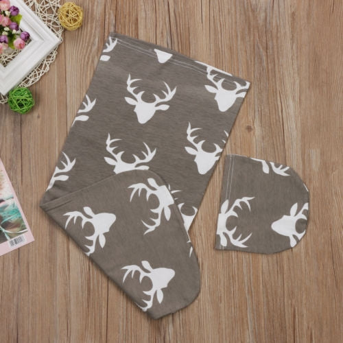 Newborn Infant Baby Sleeping Bag With Headband