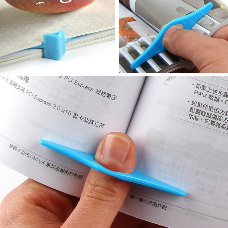8 PCS Thumb Convenient Multifunction Book Holder Bookmark Finger Ring Book Marker