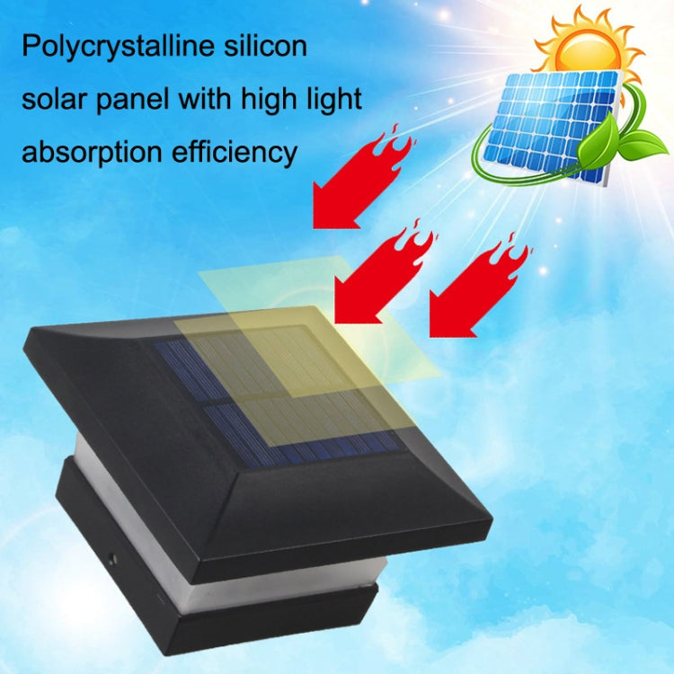 Solar LED Waterproof Outdoor Column Light Courtyard Lighting Lamp