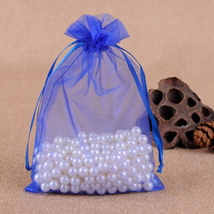 100 PCS Gift Bags Jewelry Organza Bag Wedding Birthday Party Drawable Pouches