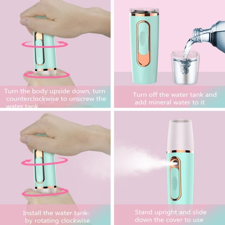 Portable Mini Moisturizing Sprayer Rechargeable Beauty Disinfectant Humidifier Automatic Alcohol Sprayer