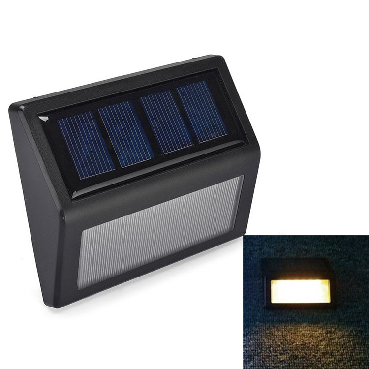 6 LEDs Solar Power IP55 Waterproof Light Sensor Wall Light Deck Lights