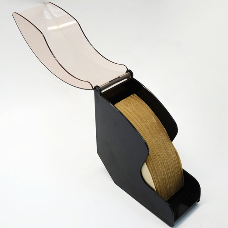 Filter Paper Holder Tapered Filter Paper Box Filtering Paper Storage Rack Stand Coffee Tools with Dust-Proof Cover