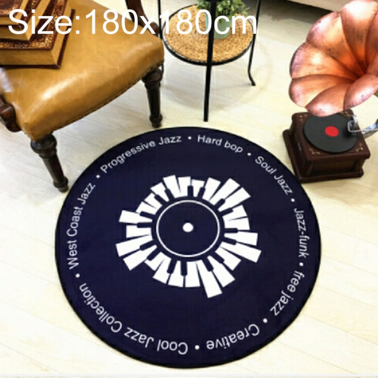 Creative Retro 3D DVR Record Carpet Round CD Floor Mat Home Decor Living Room Kid Bedroom Decoration Rug,