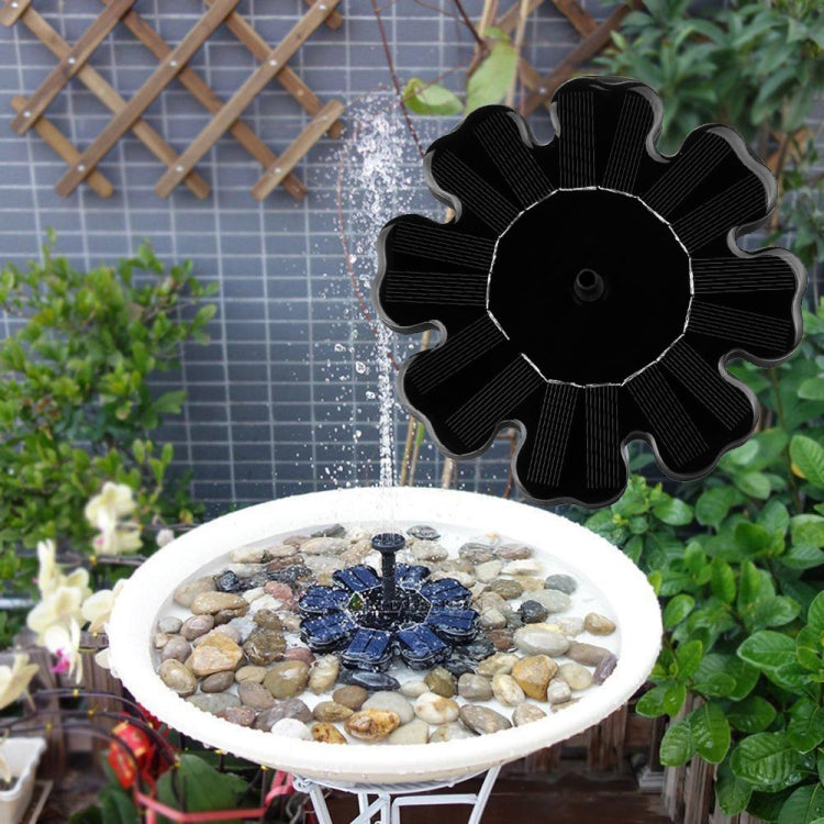 Solar Petal Fountain Floating Fountain Pond Garden Decoration