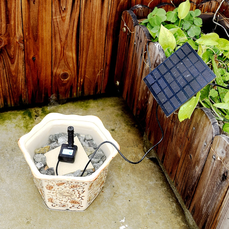 Garden Rockery Decoration Solar Fountain DC Water Pump Suspension Sprinkler