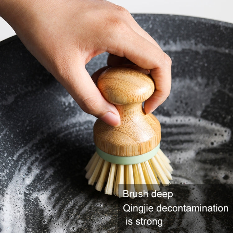 Multifunctional Tool Kitchen Cleaning Brush Wooden Handle Dish Scrubber Pot Pan Dishwasher
