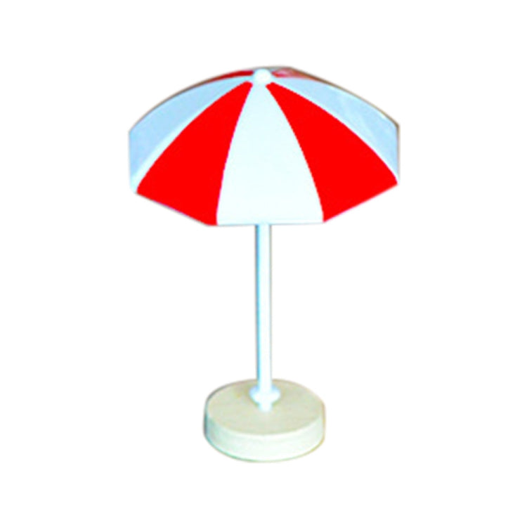 2 PCS Miniature Sun Umbrella DIY Home Garden Decoration Cute Umbrella Table Ornament Handicrafts