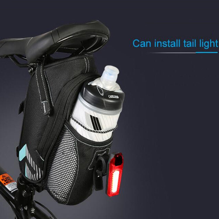 ROSWHEEL 1.8L Bicycle Tail Bag Saddle Bag Kettle Bag Can Hang Taillights