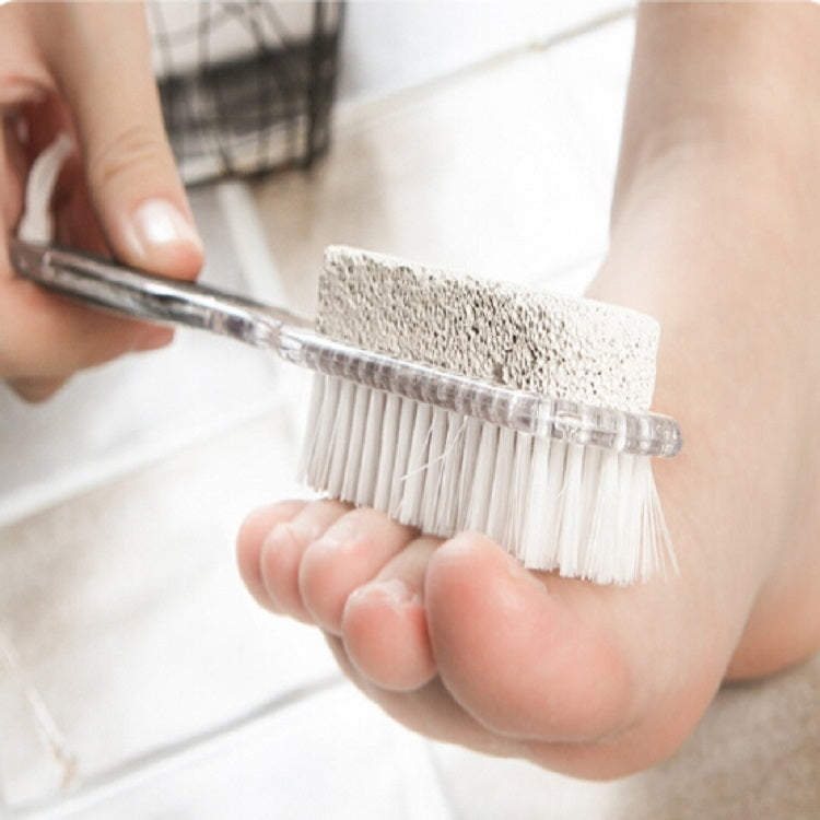 2 PCS Health Care Foot Tool Dead Skin Remover Brush Double-Sided Feet Grinding Stone Manual 4 In 1 Foot Grinder