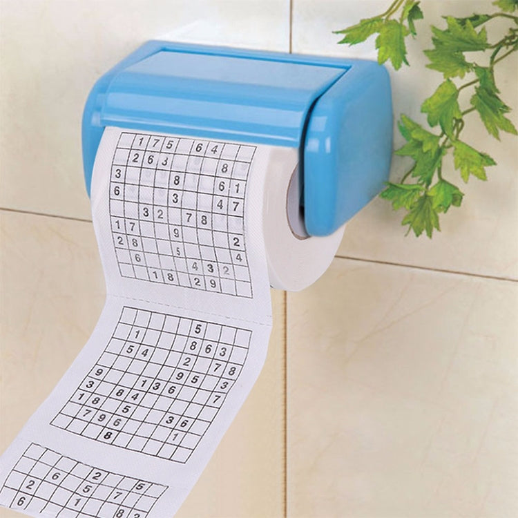 3 Rolls Creative Sudoku Toilet Paper Roll Paper Facial Tissue