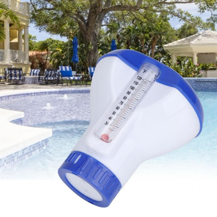 5 Inch Pool Thermometer Floating Water Pill Impetuous Pool Disinfection Automatic Drug Dispenser Pool Accessories