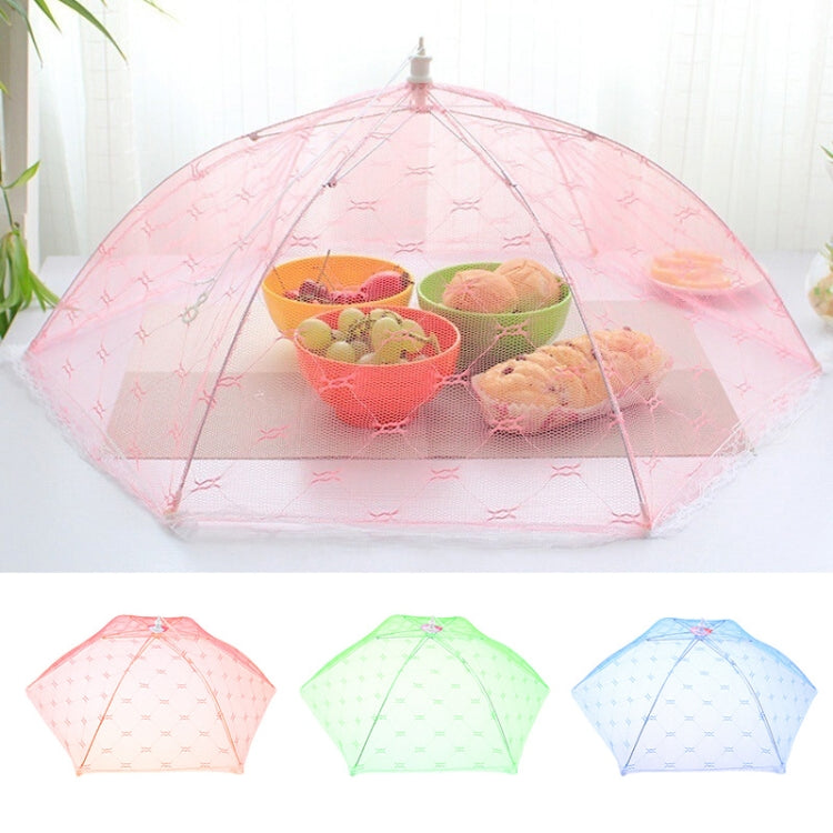 Lace Folding Dish Cover Mesh Cover Dish Dust-proof Printing Food Cover Fly-proof Cover Food Cover