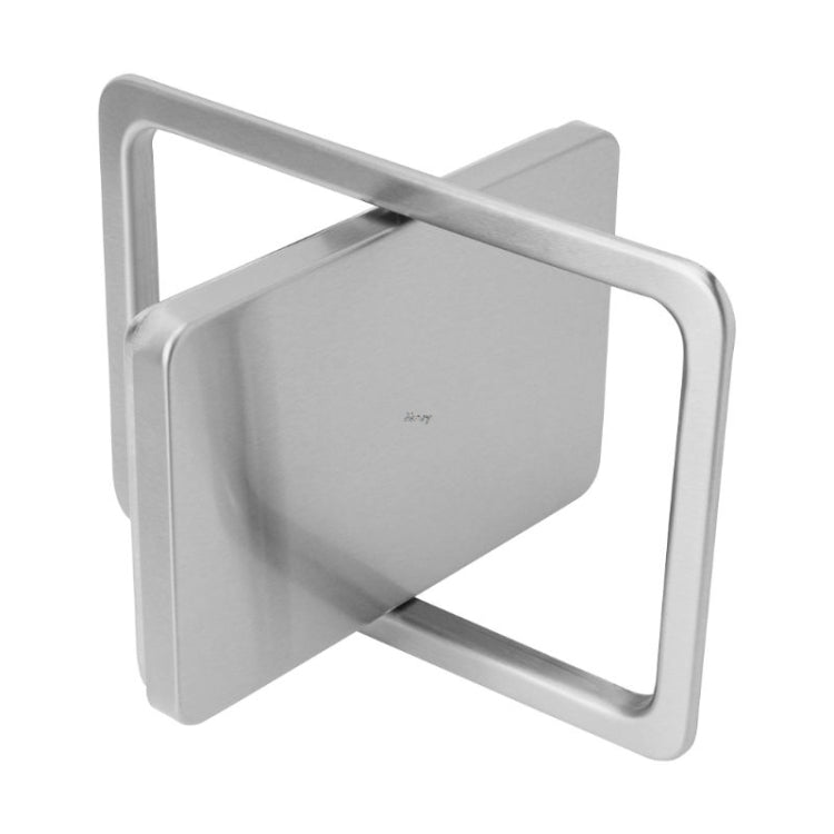 Embedded Type Stainless Steel Swing Cover Flip Kitchen Countertop Trash Can Lid Cap, Round Drawing 20cm Diameter, Round Mirror 24.5cm Diameter, Square 16.2x22.7cm