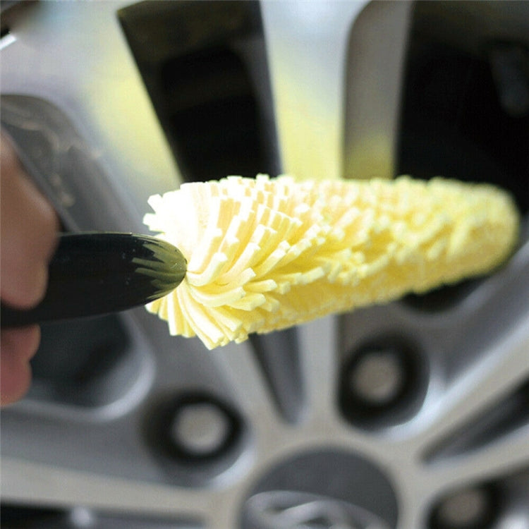 Universal Auto Car Accessories Car Rims Care Tire Wheel Washing Brush Plastic Handle Vehicle Wheel Cleaning Brush Washing Sponge