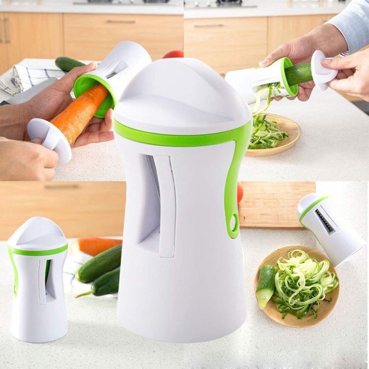 Kitchen Multi Function Spiral Funnel Rotating Cutting Grater Wiper