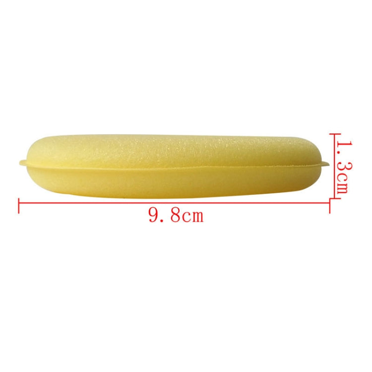 5 PCS Car Vehicle Wax Polish Foam Sponge Hand Soft Wax Yellow Sponge Pad for Car Detailing Care Wash