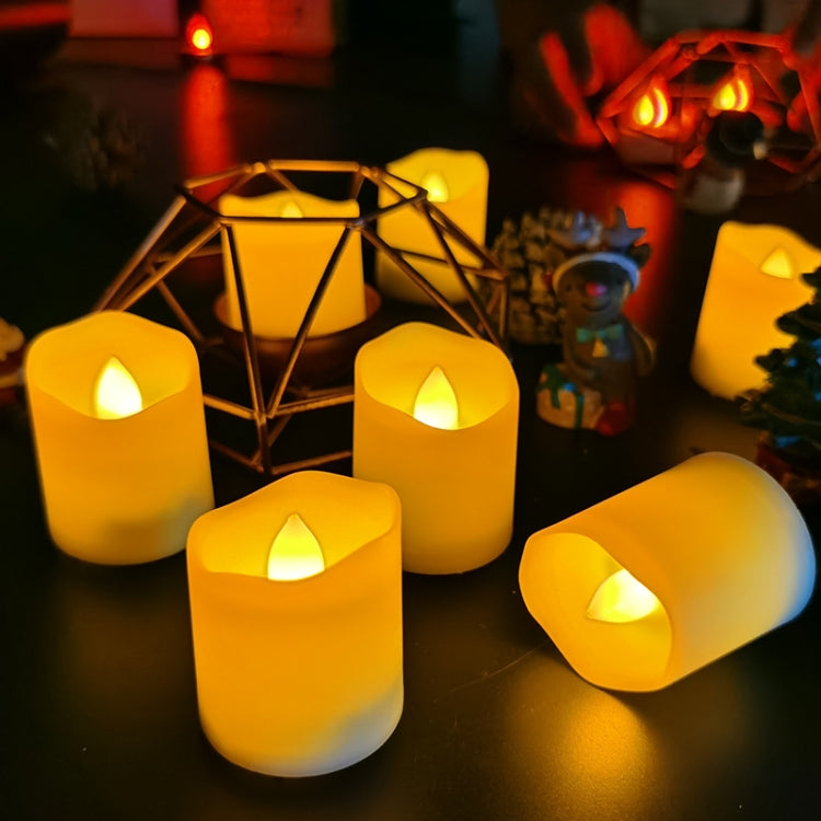 3 PCS LED Electronic Candle Light Birthday Wedding Home Decoration Props Candle Holder, Rechargeable, Size: