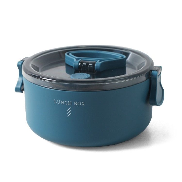 Round Portable Insulation Partitioned Lunch Box Student Office Workers Heated Microwave Oven Bento Box