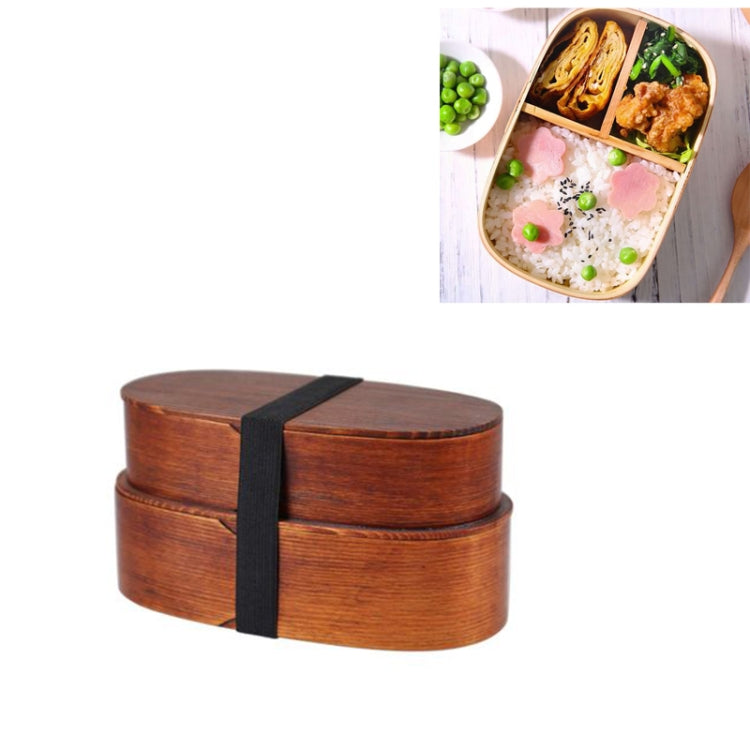 Wood Environmental Protection Tableware Portable Lunch Box Bento Box