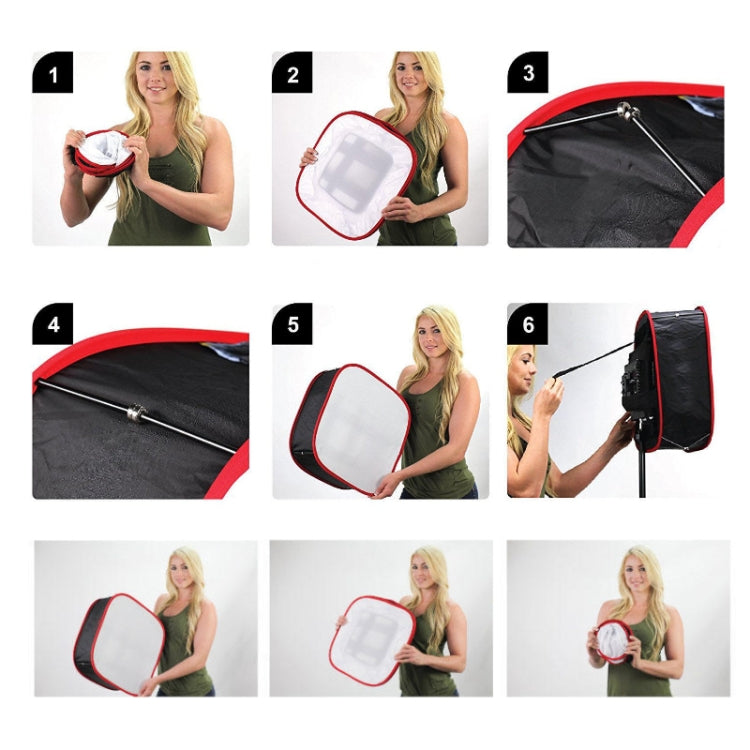 Universal Portable Collapsible LED Video Light Softbox Diffuser for Yongnuo Godox Photographic Lighting