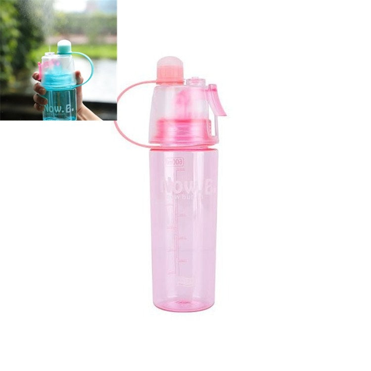 Creative Spray Water Bottle Sports Bottle Portable With Lid Summer Hydration Beauty Plastic Cup