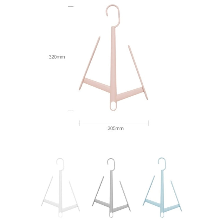 Multifunctional Outdoor Windproof Clothes Rack Balcony Shoe Rack Random Color