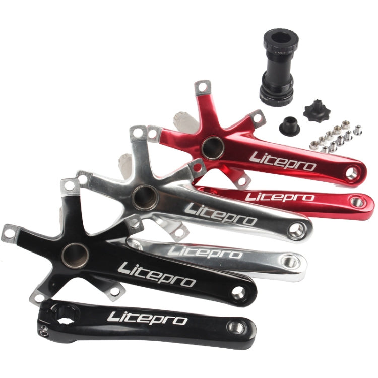 Litepro Folding Bicycle LP Hollow One-piece Crank Tooth Disc Bottom Axle Modified SP8