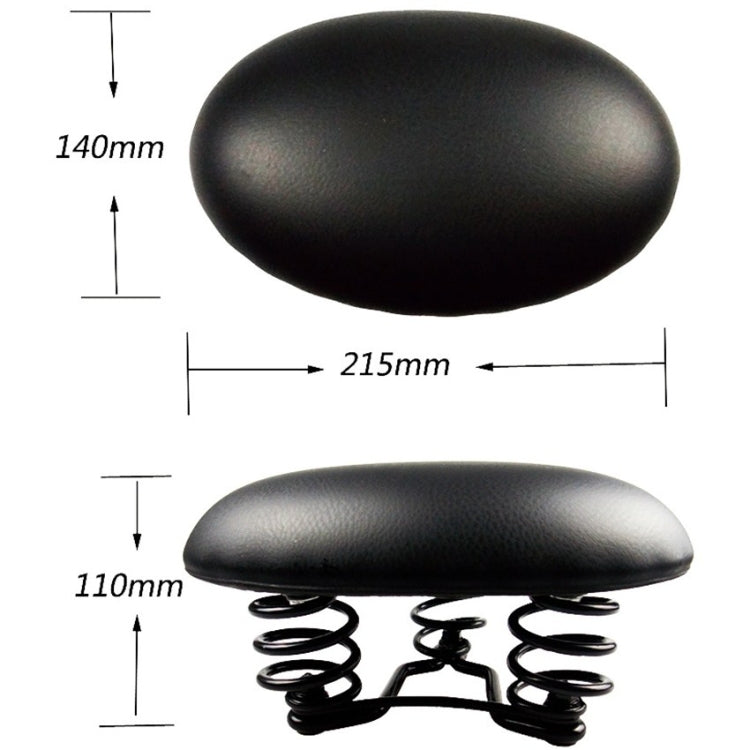 BIKERSAY Bicycle Spring Cushion Shock Absorber Mountain Bike Saddle Anti-compression Non-nasal Cushion