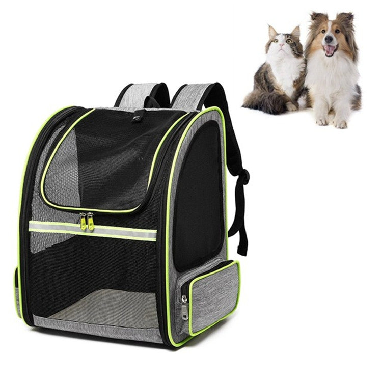 Full Net Breathable Pet Backpack For Easy Going Out Pet Backpack