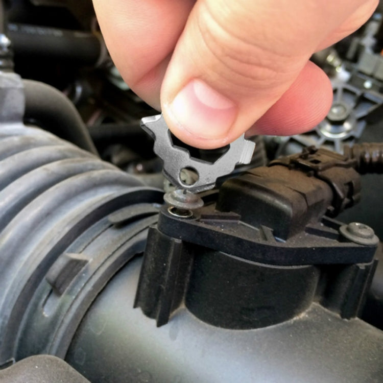 20 in 1 Multi-function EDC Tool Key Ring Bottle Opener Screwdriver Multi-purpose Outdoor Mini Tool