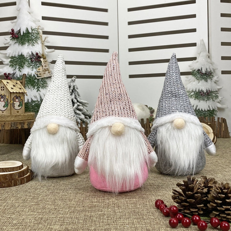 Christmas Decorations Window Decorations for Faceless Elderly Dolls Decorative Dolls