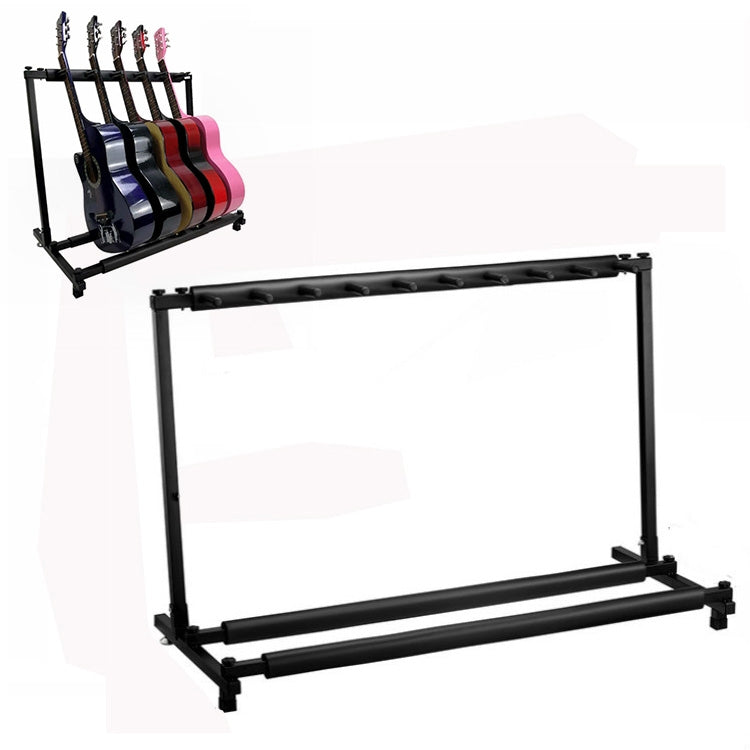 Foldable Long Metal Guitar Display Stand Shelf