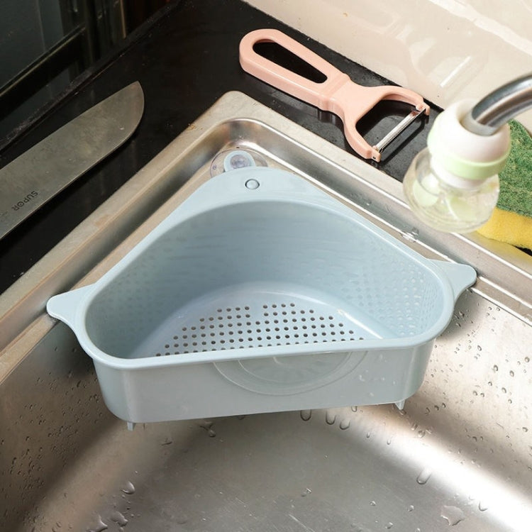 Kitchen Vegetable Rack Household Sink Drain Rack Triangle Storage Hanger Free Punch Tray Hanging Basket