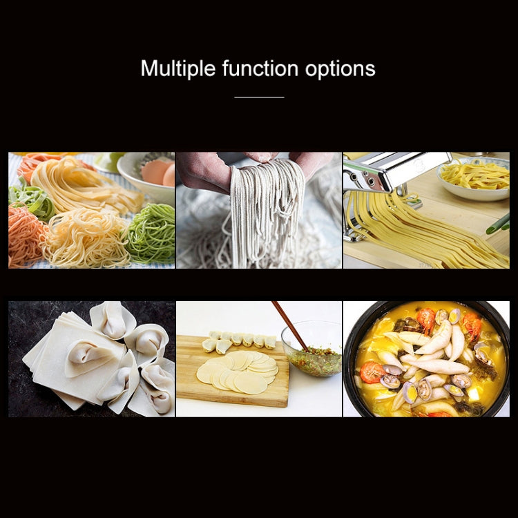Household Stainless Steel Pasta Making Machine Manual Noodle Maker Spaghetti Hand Cutter