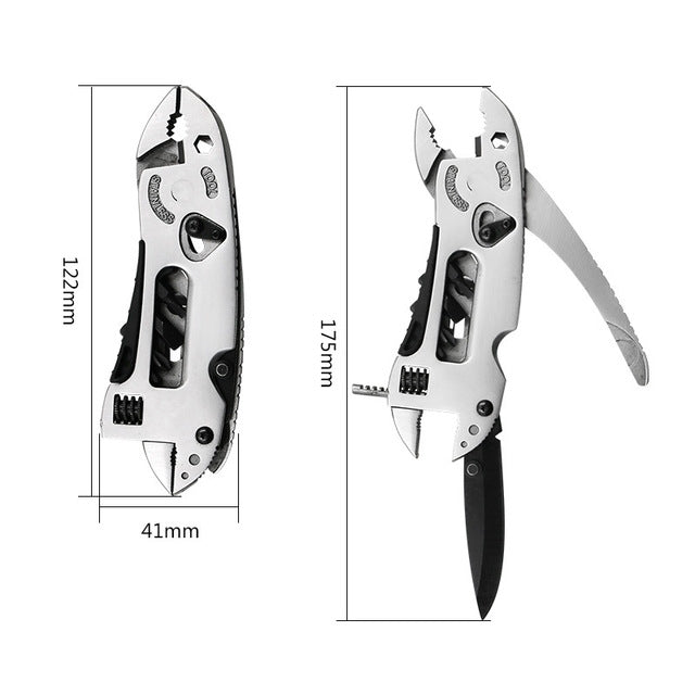 Outdoor Camping Multi-function Pliers Wrench Combination Tool