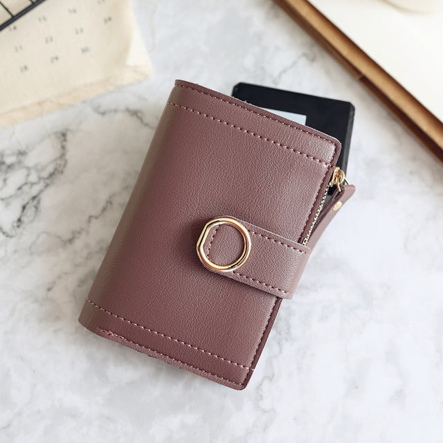 Women Wallets Small Fashion Leather Purse Ladies Card Bag For Female Purse Money Clip Wallet