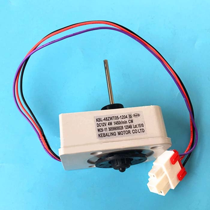 Refrigerator Fan Motor Parts for TCL Omar KBL-48ZWT05-1204 DC12V 4W 1450r/min CW W29-11 3059900028 1204B