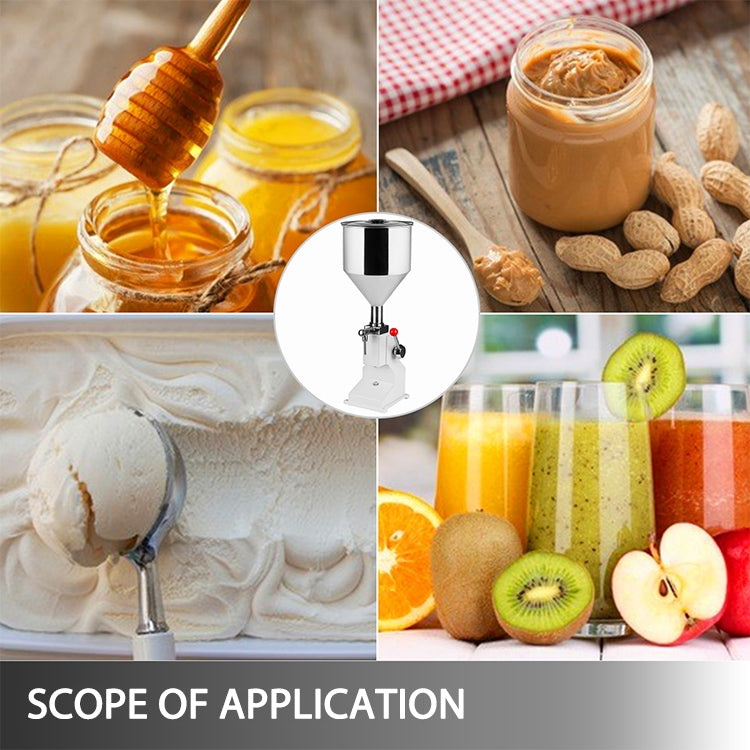 A03 Mini Stainless Steel Pneumatic Filling Machine Cream Food Paste Dispensing Liquid Packaging Equipment