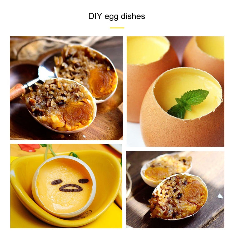 Metal Egg Scissors Egg Topper Cutter Shell Opener Stainless Steel Boiled Raw Egg Creative Kitchen Tools