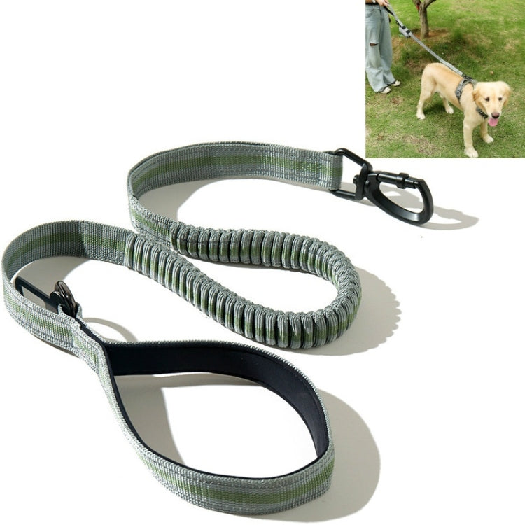 Dog Outdoor Anti-Scourge Traction Rope Nylon Reflective Elastic Stretch Dog Walking Rope