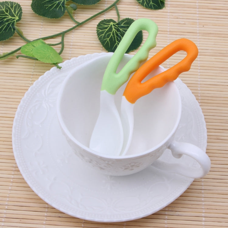 2 PCS Baby Curved Spoon Eat Spoon Baby Pacifier Feeding Spoon Solid Supplies Curved Spoon Children Tableware