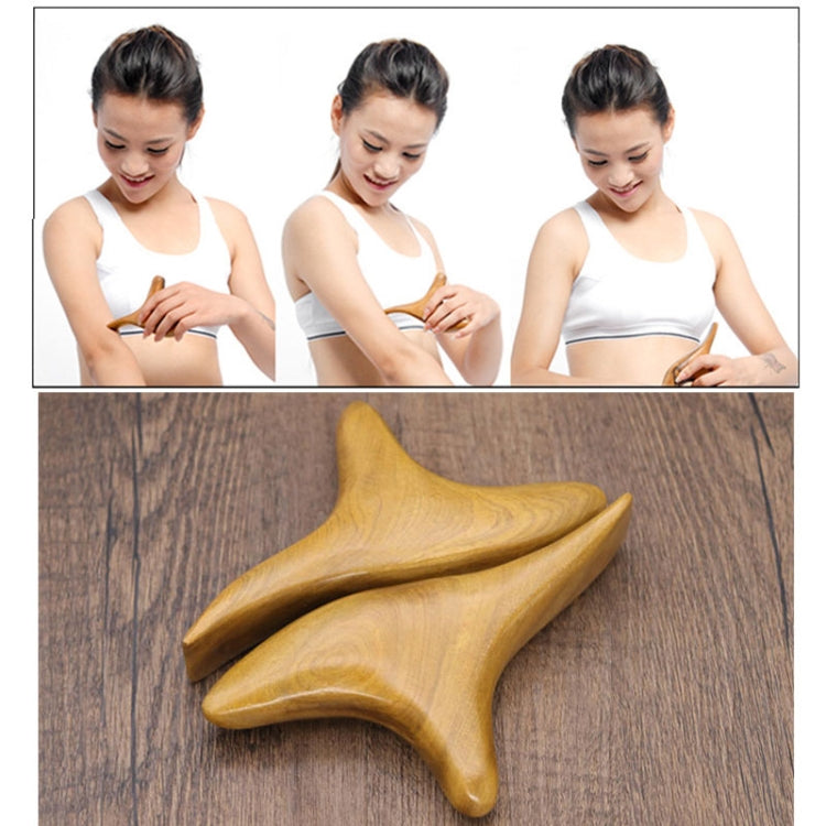 Body Trigeminal Massage Wood Massager Body Relax Fragrant Wooden SPA Therapy Massager