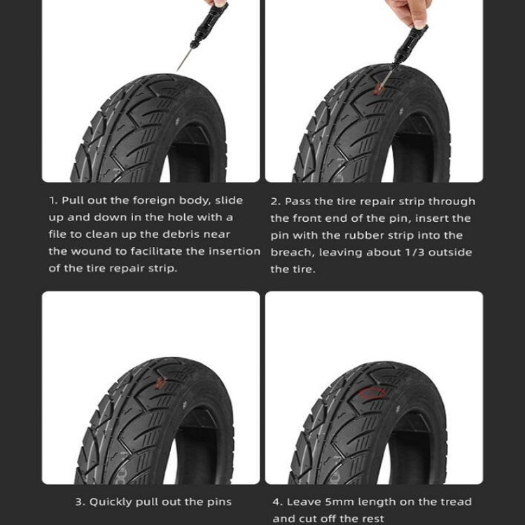 CYCLINGBOX Mountain Bike Vacuum Aluminum Alloy Tire Repair Tool Bicycle Repair Integrated Storage Design Tool